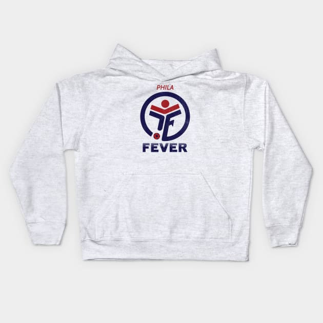 Defunct Philadelphia Fever Soccer Kids Hoodie by LocalZonly